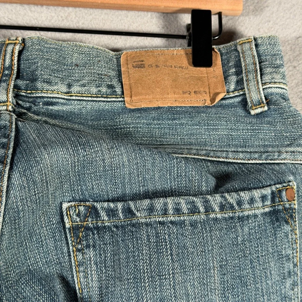 G-Star Raw S.C. Ruger Straight‎ Mens Blue Denim Jeans 32x32 5724.100.087